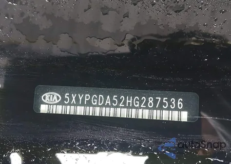 2017 Kia Sorento 3.3L Lx from USA, damaged, VIN 5XYPGDA52HG287536